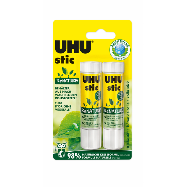 Uhu Klebestift 'Stic' 2 x 21 g