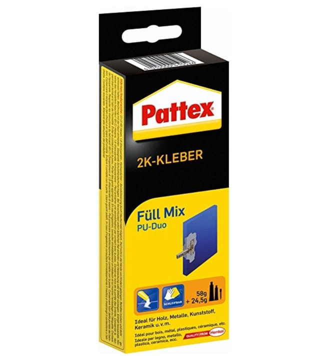 Pattex 2K-Kleber 'Füll Mix' gelblich hell 82,5 g