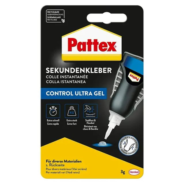 Pattex Sekundenkleber 'Ultra-Gel Matic' transparent 3 g