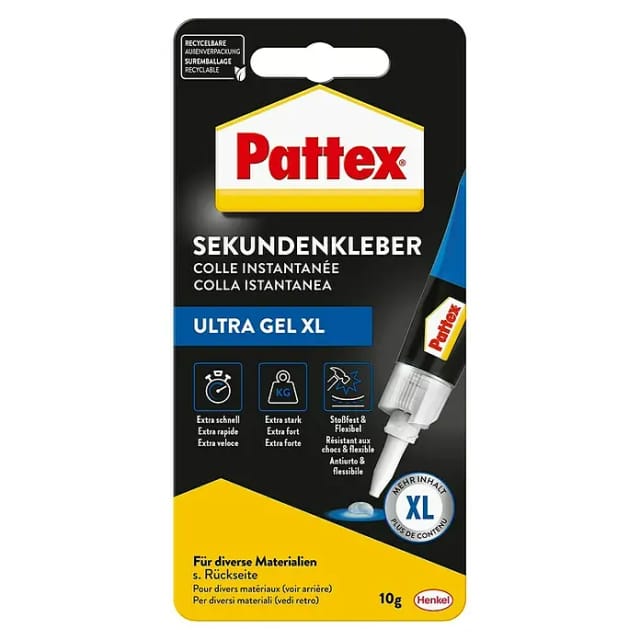 Pattex Sekundenkleber 'Ultra Gel' transparent 10 g