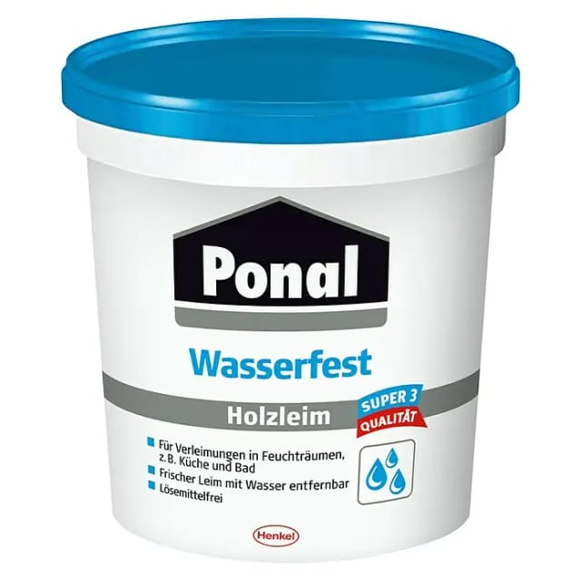 Ponal Holzleim 'Wasserfest' transparent trocknend 760 g