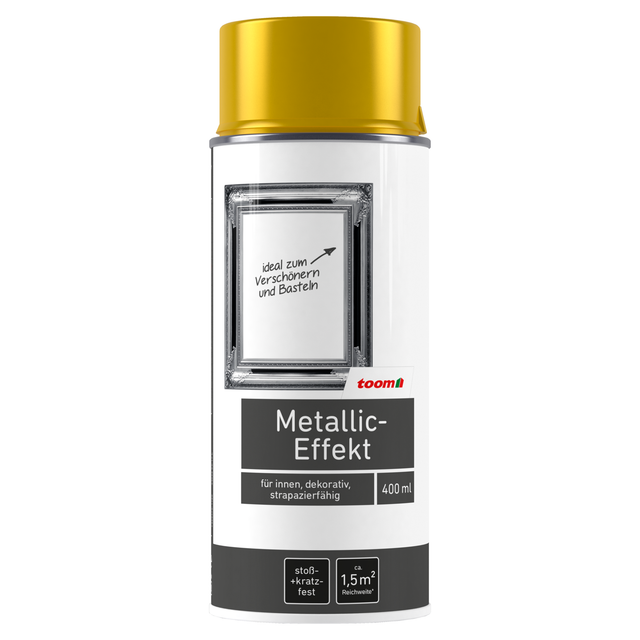 toom Metallic-Effekt-Sprühlack gold glänzend 400 ml