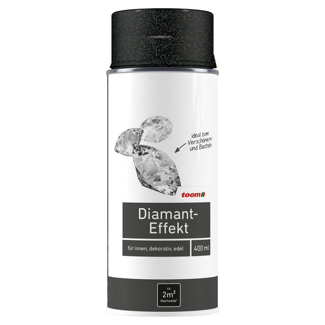 toom Diamant-Effekt-Sprühlack silberfarben glänzend 400 ml