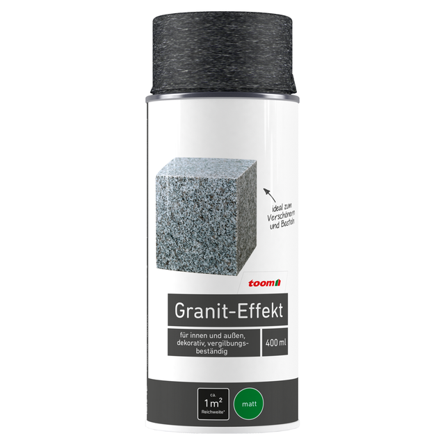 toom Effekt-Sprühlack schwarz matt 400 ml