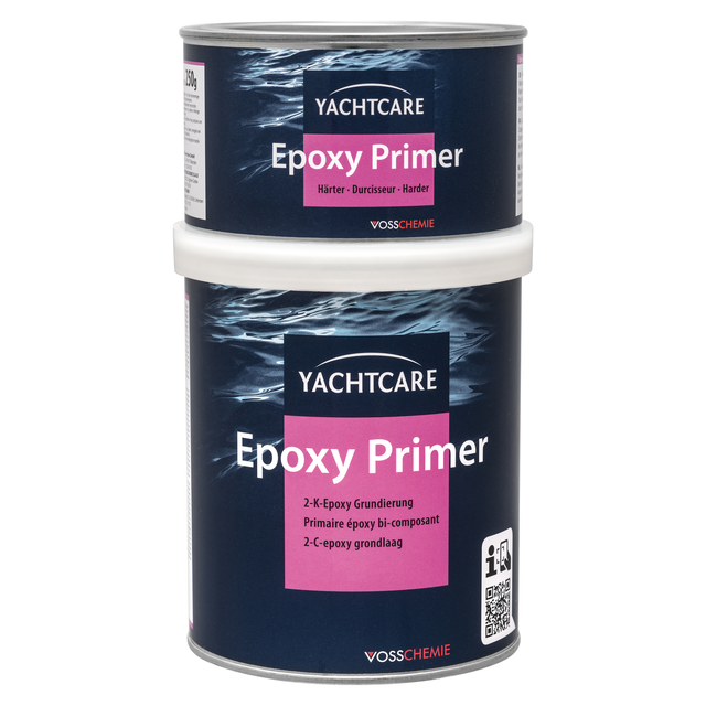 Yachtcare Epoxy Primer 500 ml mit Härter 250 ml weiß