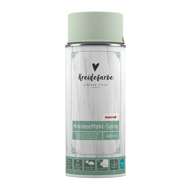 toom Kreideeffekt-Spray salbeigrün matt 400 ml