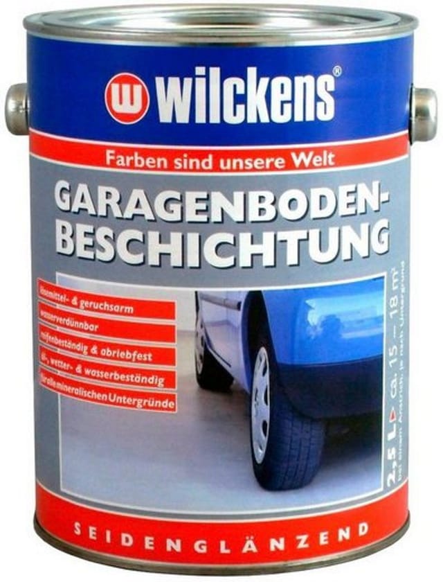 Wilckens Garagenboden-Beschichtung kieselgrau 2,5 l