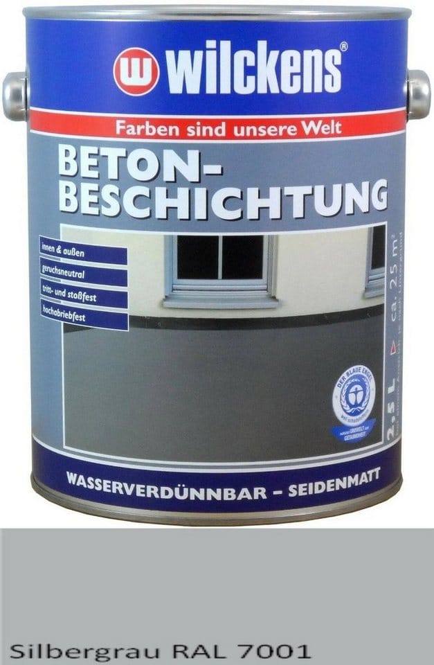 Wilckens Bodenbeschichtung silbergrau 2,5 l