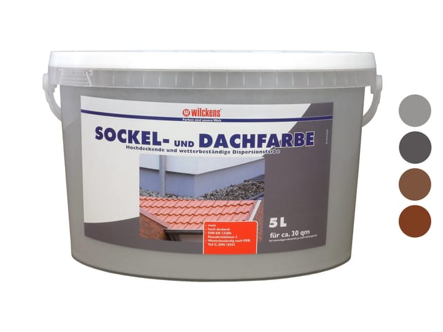 Wilckens Sockel- & Dachfarbe anthrazit matt 5 l