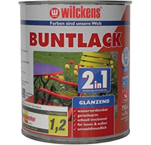 Wilckens 2in1 Buntlack reinweiß glänzend 750 ml