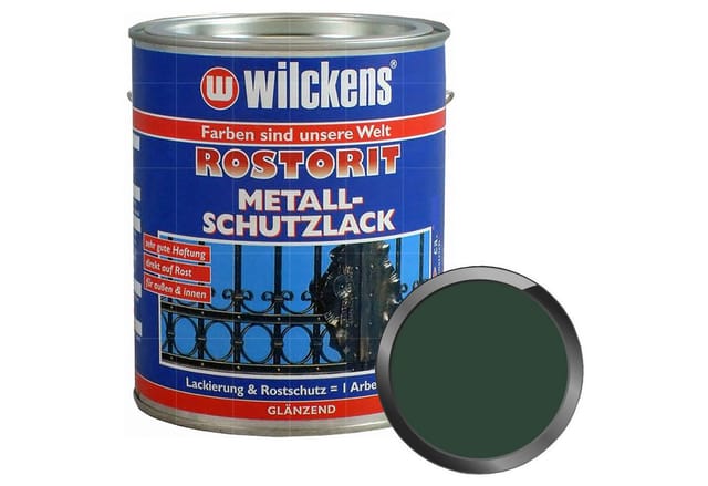 Wilckens Metallschutzlack 'Rostorit' moosgrün glänzend 750 ml