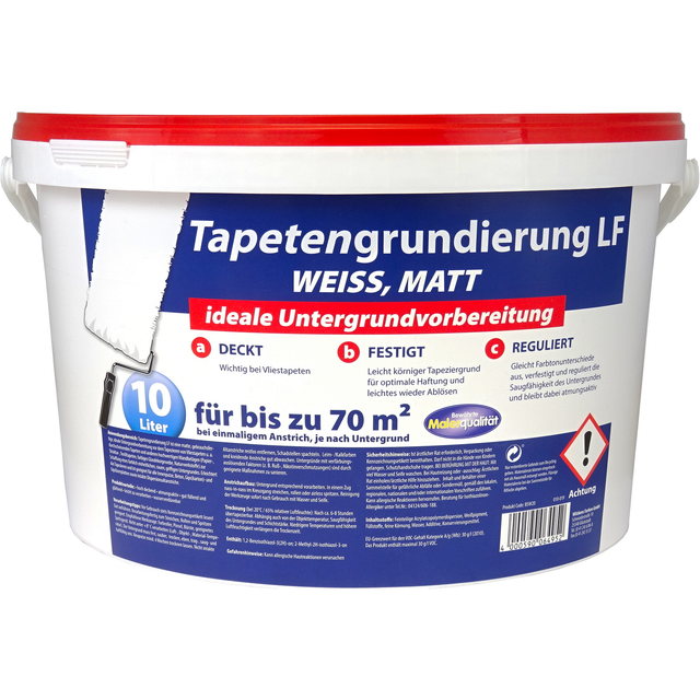 Wilckens Tapetengrundierung mattweiß 10 l