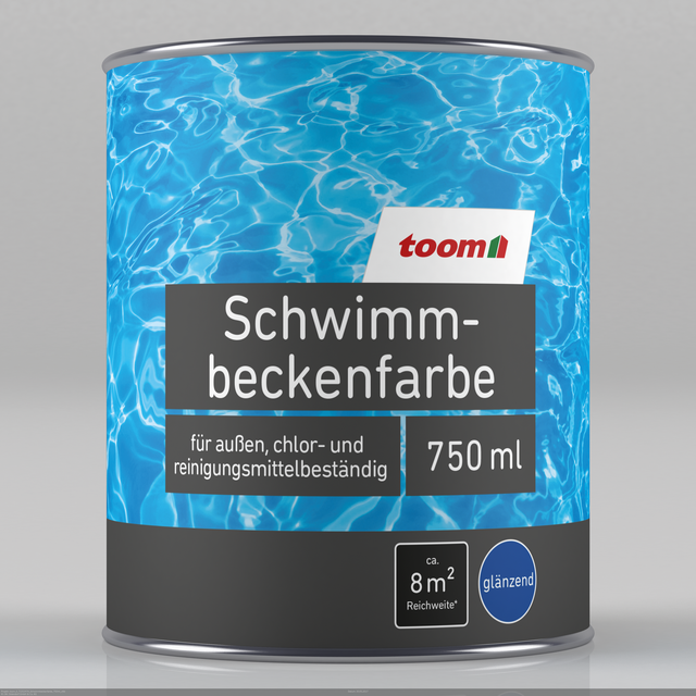 toom Schwimmbeckenfarbe lichtblau glänzend 0,75 l
