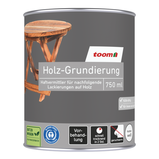 toom Holzgrundierung transparent 750 ml