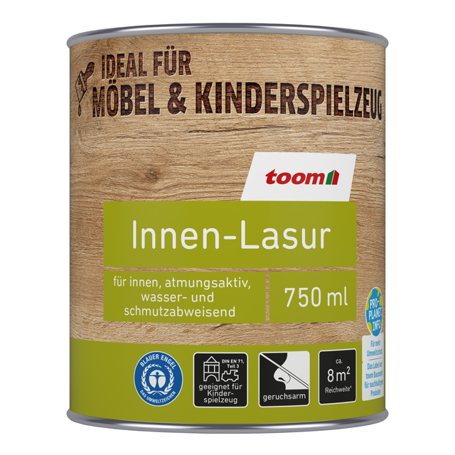 toom Innenlasur kastanienfarben 750 ml