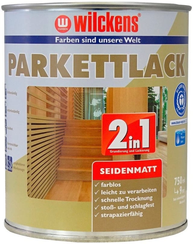 Wilckens Parkettlack transparent seidenmatt 2,5 l