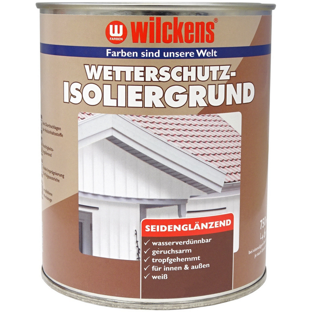 Wilckens Wetterschutzisoliergrund weiß 750 ml