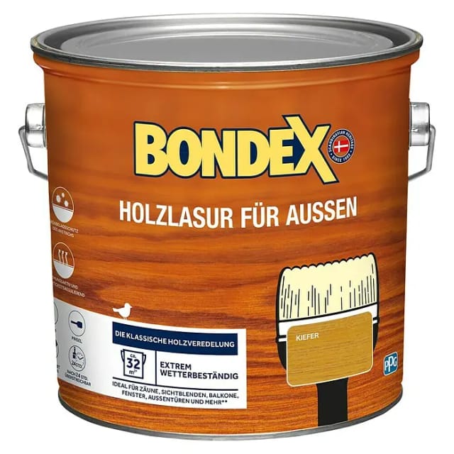Bondex Holzlasur kieferfarben 2,5 l