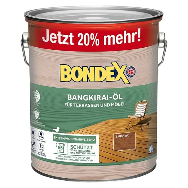 Bondex Holzöl bangkiraifarben 3 l