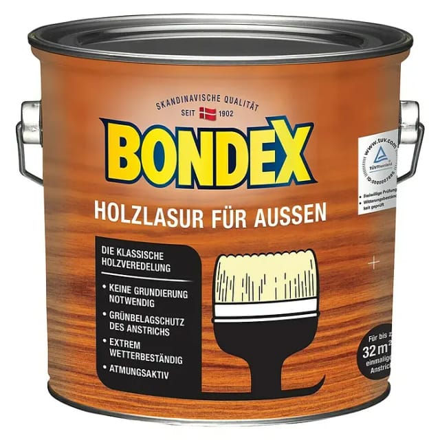 Bondex Holzlasur kastanienfarben 2,5 l