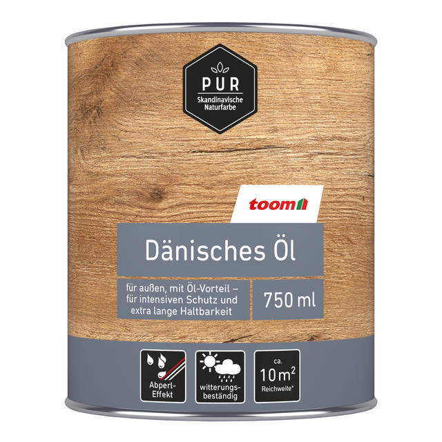 toom Dänisches Öl 'Natur dunkel' braun 750 ml