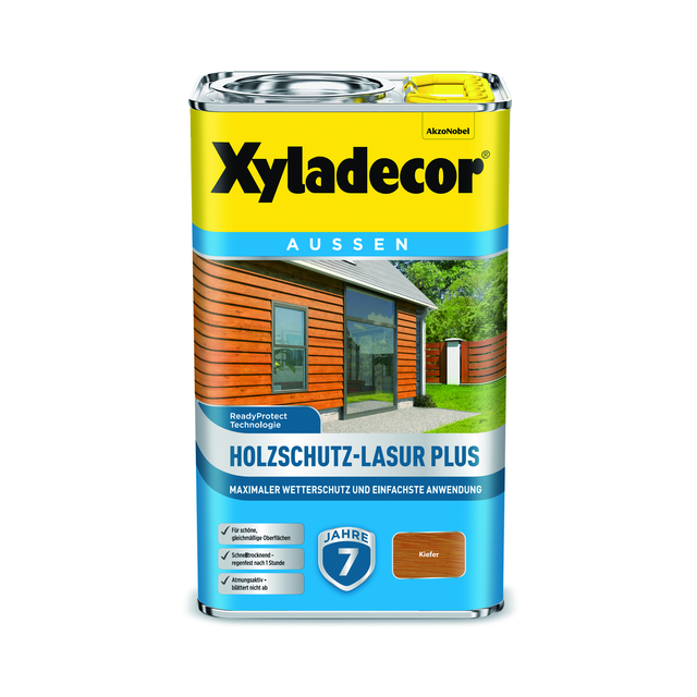 Xyladecor Holzschutzlasur kieferfarben 2,5 l
