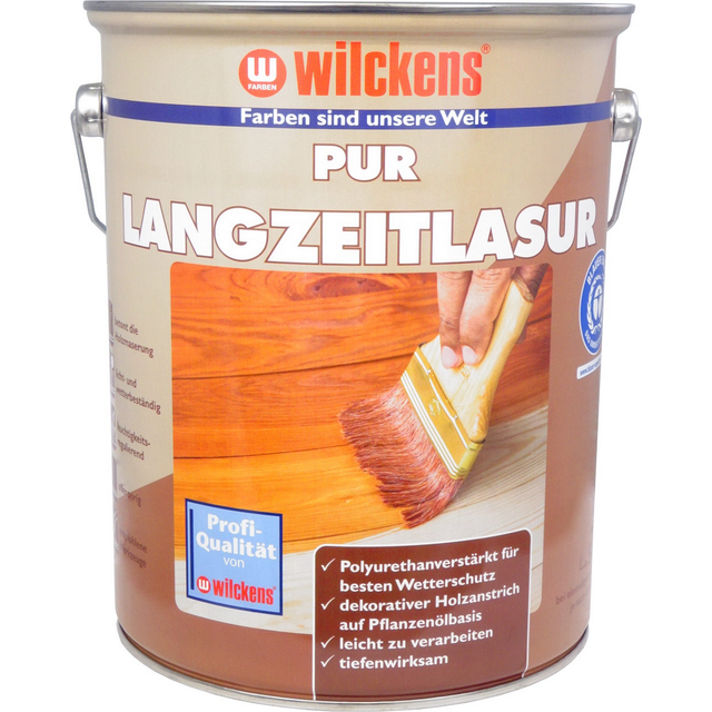 Wilckens Langzeitlasur 'Pur' nussbaumfarben 5 l