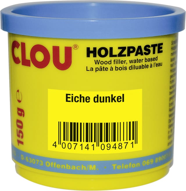 Clou Holzpaste eichefarben dunkel 150 g