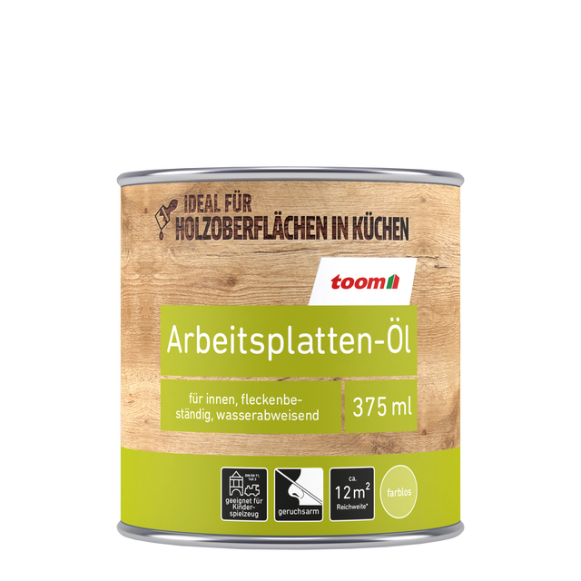 toom Holzöl Arbeitsplatte transparent 375 ml