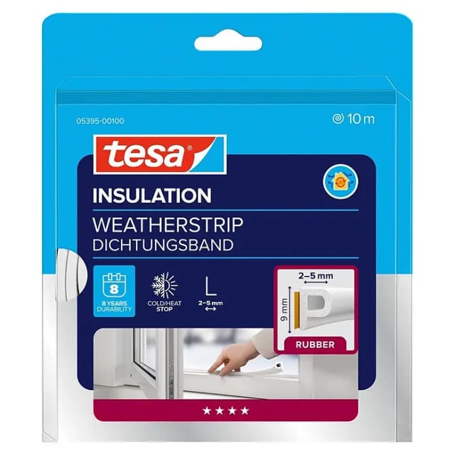 tesa P-Profildichtung 'Insulation' weiß 10 m