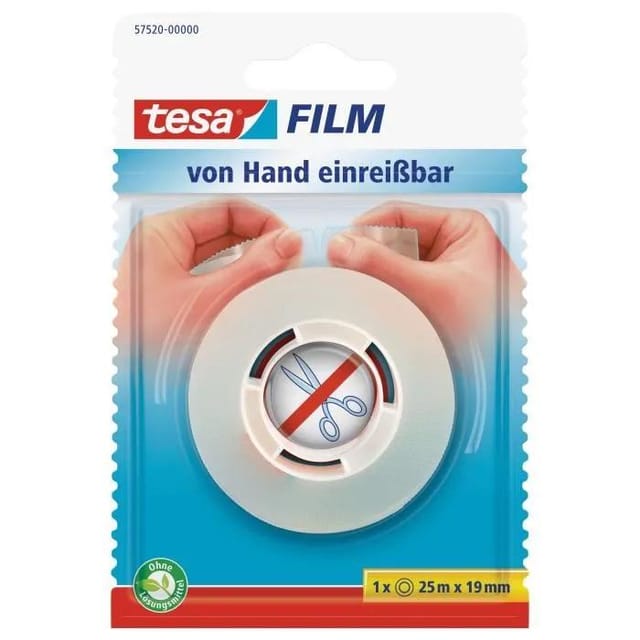tesa Klebefilm transparent 25 m