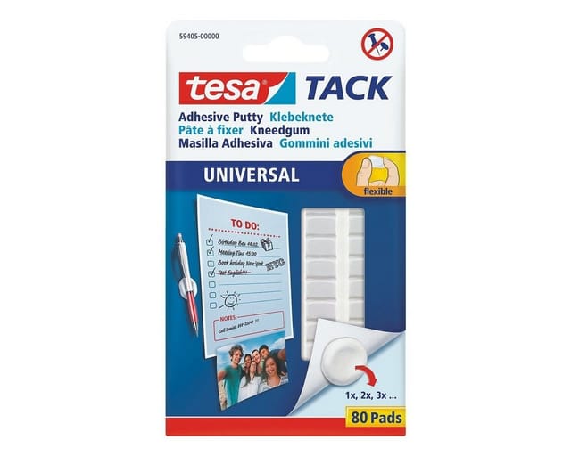 tesa Klebeknete 'Tack' weiß 80 Stück