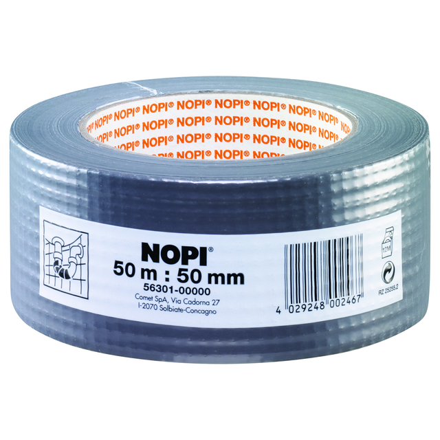 Nopi Reparaturband silber 50 m x 50 mm