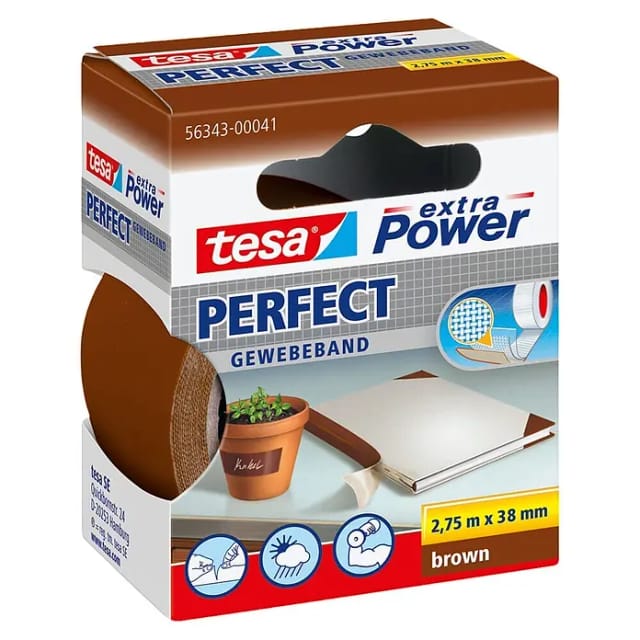 tesa Gewebeband 'Extra Power Perfect' braun 2,75 m