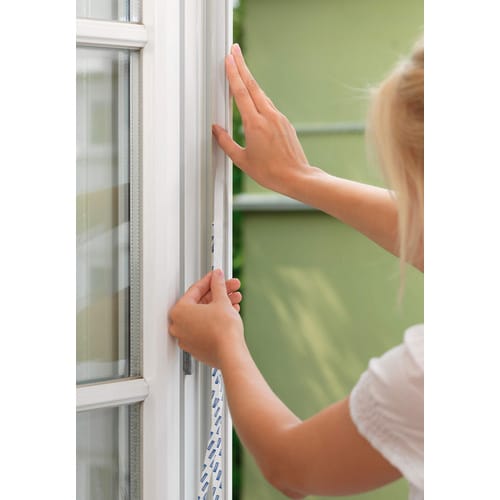 tesa Fensterfliegengitter 'Comfort' anthrazit 170 x 180 cm