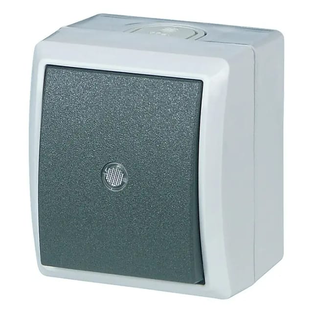 REV Ritter Kontrollschalter 'AquaForm' AP grau