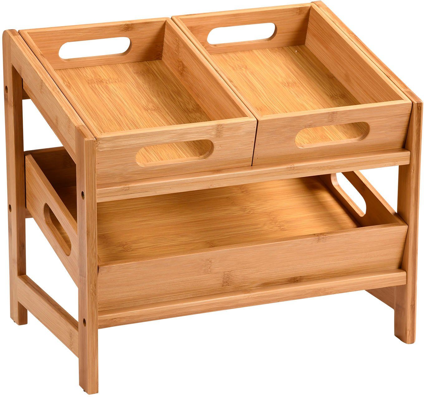 Kesper Küchenregal Bambus braun 44 x 16 x 29,5 cm Bild 2