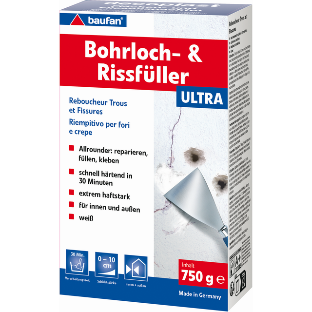 Baufan Bohrloch- und Rissfüller 'Ultra' 750 g