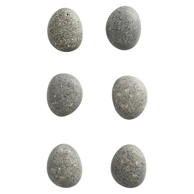 Zeller Magnetset 'Stone' Polyresin 6-teilig