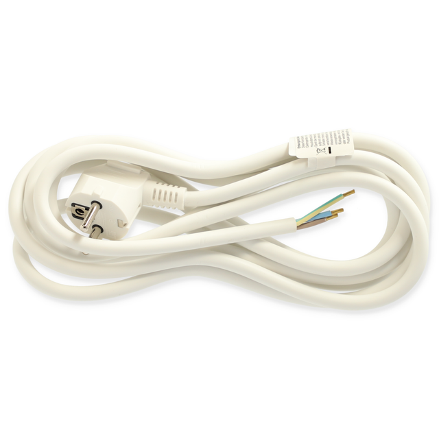 Anschlussleitung H05VV-F 3G1,5 mm² weiß 3 m