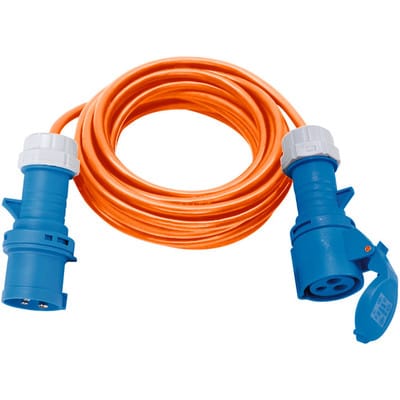 Brennenstuhl CEE-Verlängerungskabel orange 10 m, Stecker und Kupplung