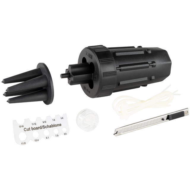 Dosenmuffe schwarz IP 68