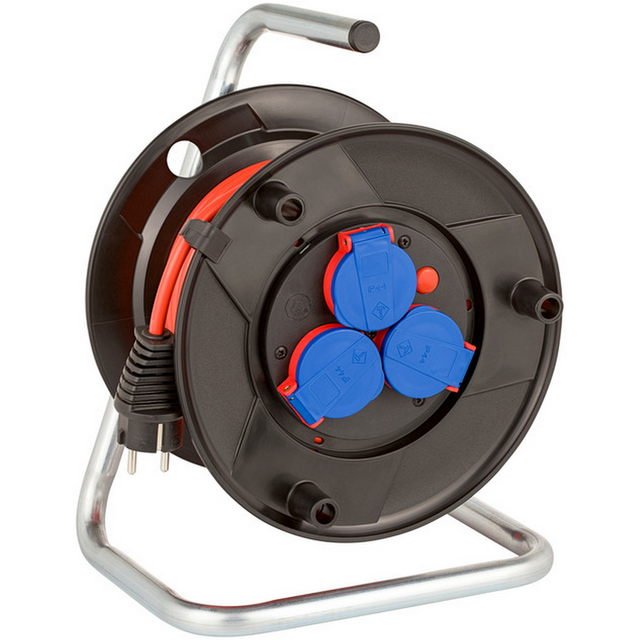 Brennenstuhl Kabeltrommel H05VV-F3G1.5 schwarz/rot 20 m