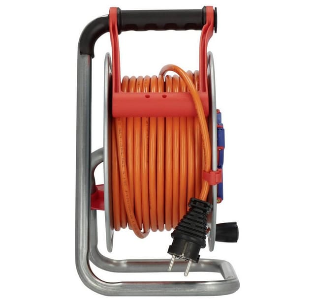 Brennenstuhl Kabeltrommel AT-N05V3V3-F 3G1,5 silbern/orange 25 m