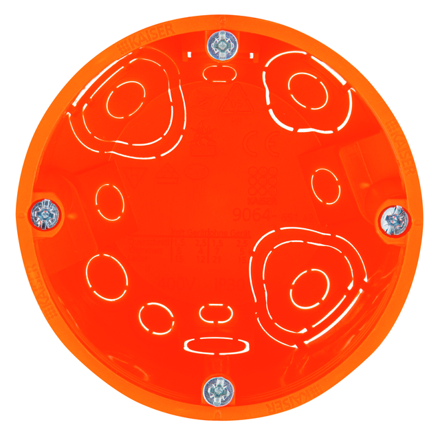 REV Ritter Hohlwandose orange Ø 68 mm x 62 mm