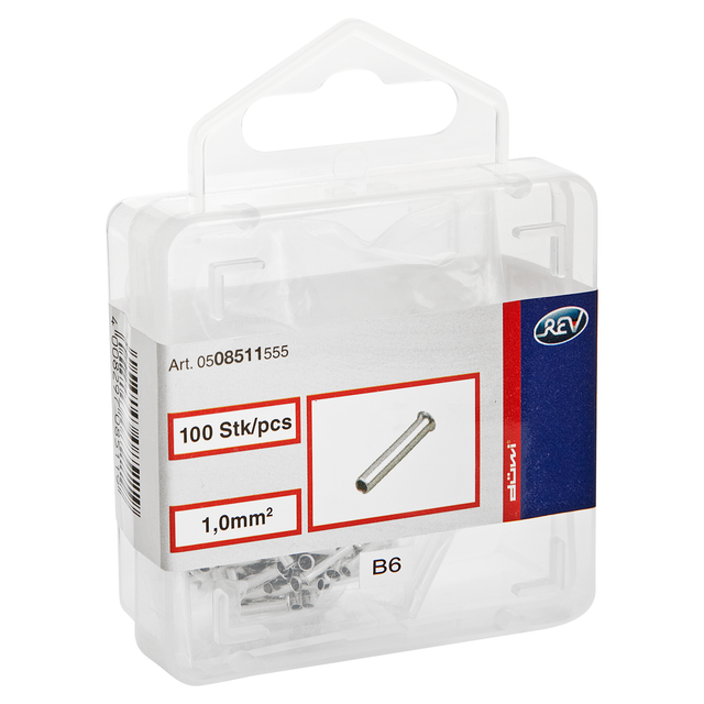 Aderendhülsen 1,0 mm² 100 Stück
