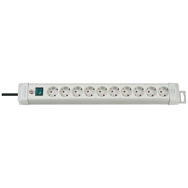 Brennenstuhl Steckdosenleiste 'Premium-Line' 0/10-fach grau 3 m