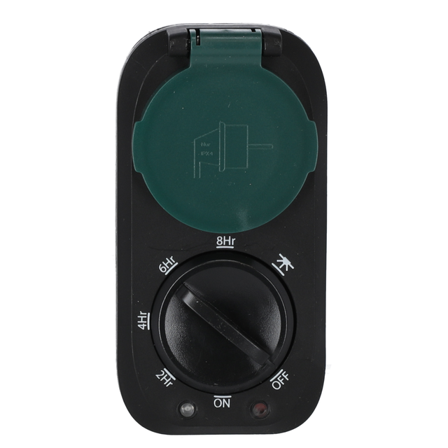 Zeitschaltuhr mit Steckdosenadapter IP 44