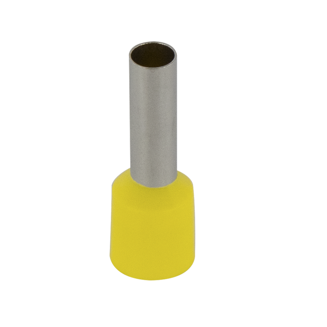 REV Ritter Aderendhülse isoliert 6,0 mm² gelb, 25 Stück