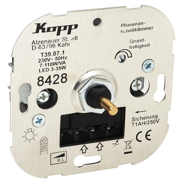 Kopp Dimmersockel DW-Schalter konventionell